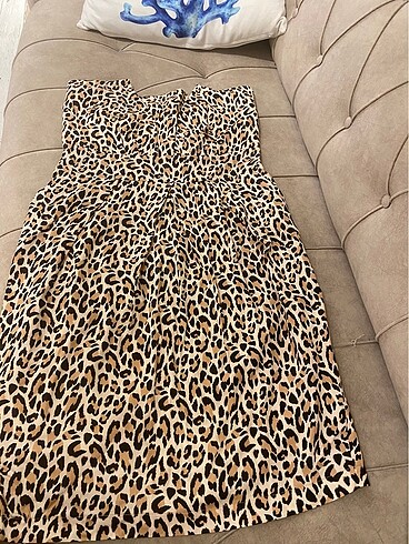Gusto leopar elbise