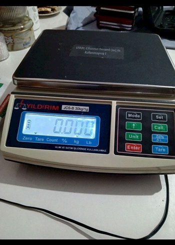 Beden YILDIRIM Dijital Terazi 30kg Kapasiteli