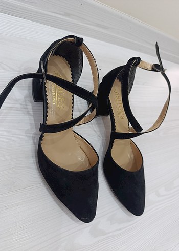 40 Beden siyah Renk Siyah Parlak Yılan Desenli Stiletto