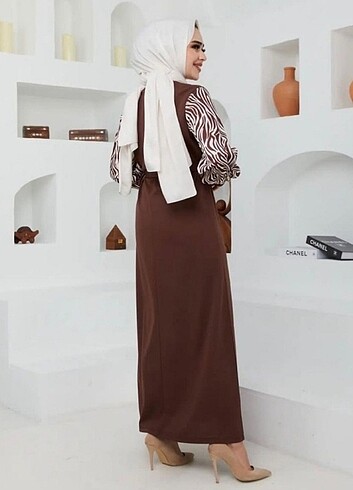 Zebra desen elbise - Görsel 2