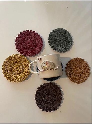 6 lı bardak altlığı
