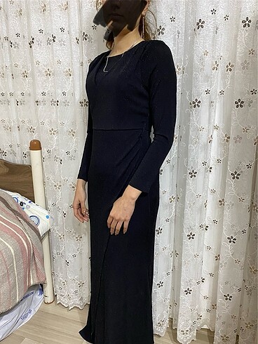 36 Beden Siyah abiye elbise