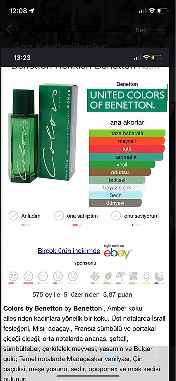 Benetton Benetton kadın parfüm
