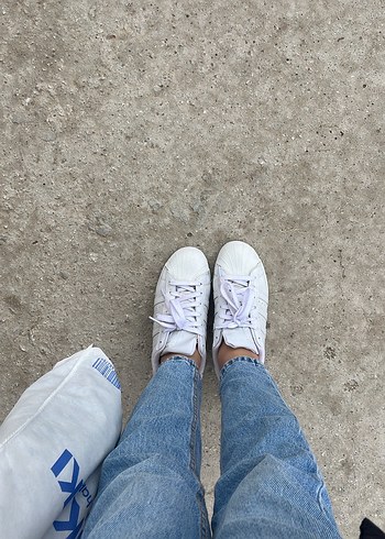 Beyaz superstar Kadın Spor Ayakkabı - Görsel 2