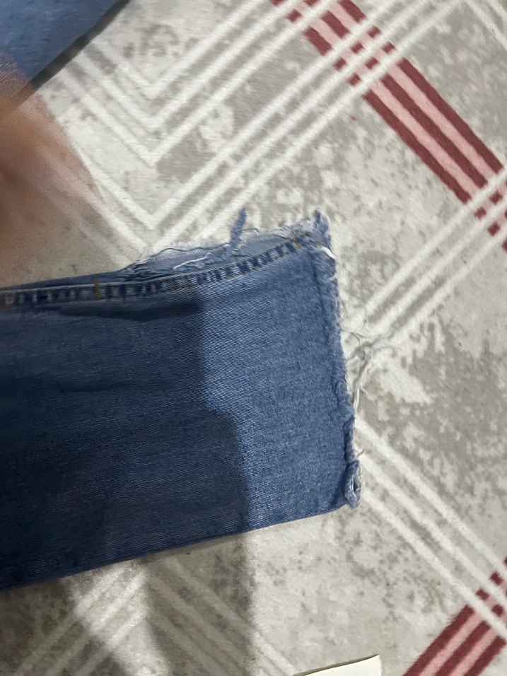 Kadın Mavi Denim Midi Boy Jean - Görsel 2