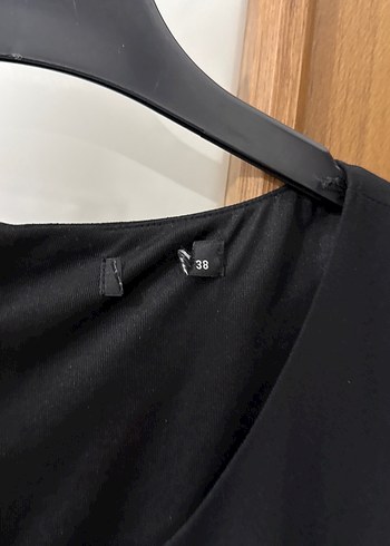 Uzun Kollu Siyah Midi Elbise - Görsel 3