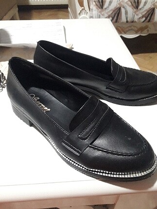 Deri loafer