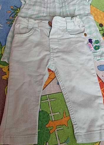 9-12 Ay Beden Pantolon gömlek 