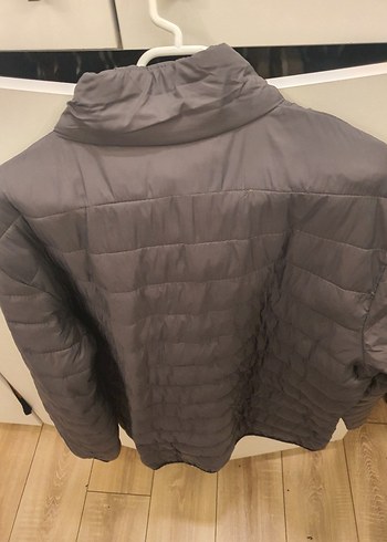 Gri Fermuarlı erkek mont baharlık l beden - Görsel 5