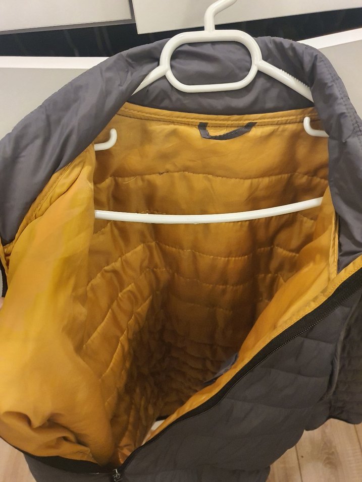 Gri Fermuarlı erkek mont baharlık l beden - Görsel 4