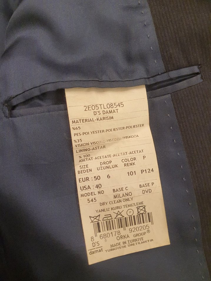 erkek takım elbise ceket pantolon - Görsel 3