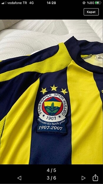 xl Beden Fenerbahçe forması