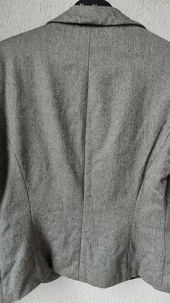 36 Beden gri Renk Fabrika kadın blazer ceket