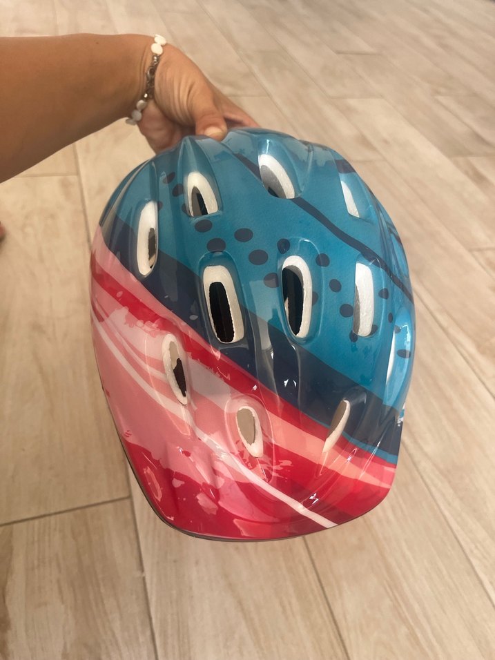 Renkli Baskılı Motosiklet Kaskı - Görsel 3