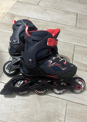 Decathlon Oxelo Decathlon Siyah Bağcıklı Erkek Çocuk Pateni