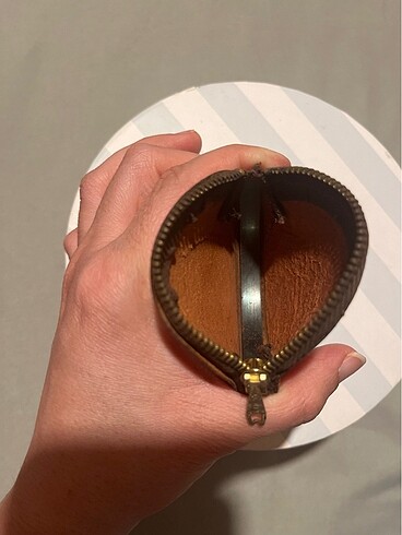 Deri Vintage  Bozuk Para Cüzdanı - Görsel 4