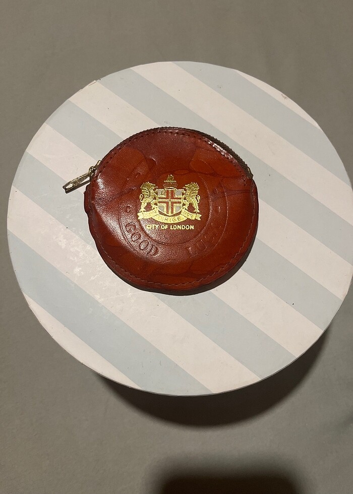 Deri Vintage  Bozuk Para Cüzdanı - Görsel 2