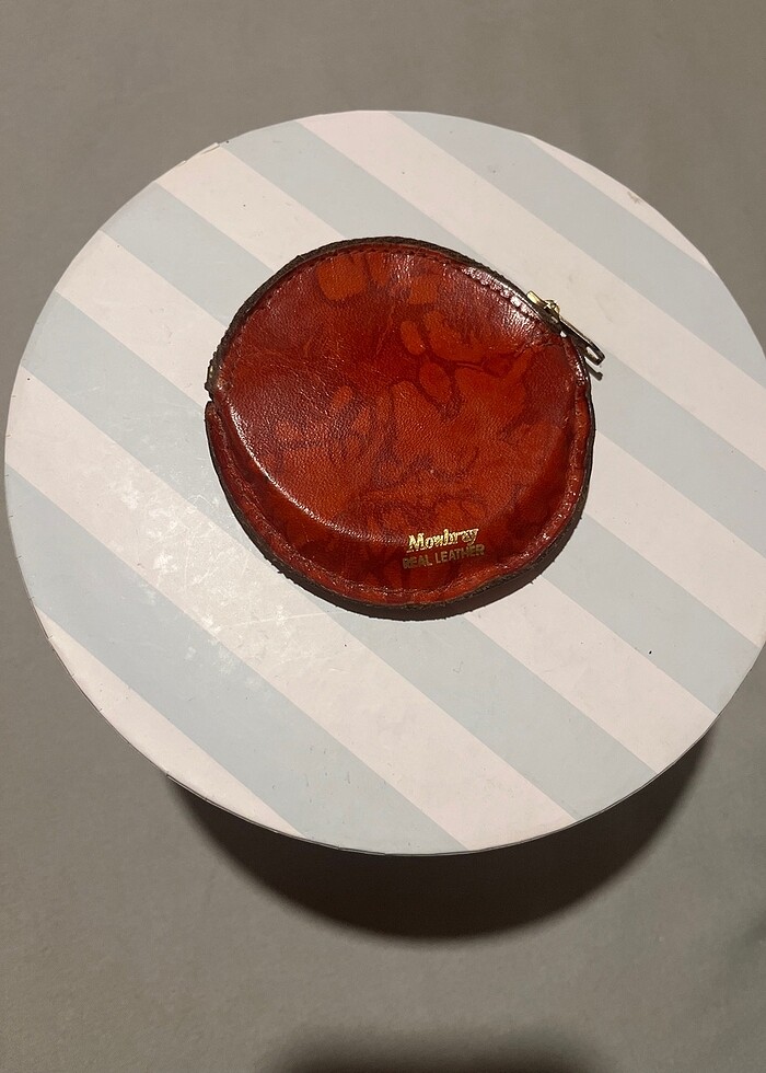 Deri Vintage  Bozuk Para Cüzdanı - Görsel 3