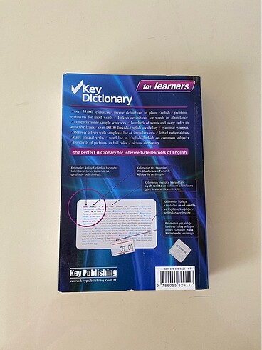  Beden Renk Key Dictionary - İngilizce Sözlük