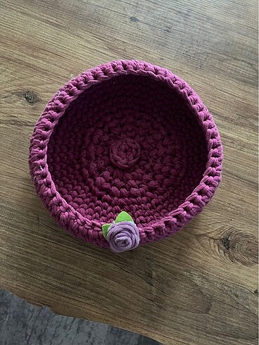 Zara Home El örgüsü küçük sepet
