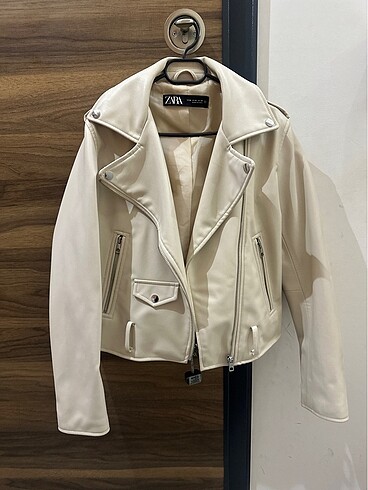 Zara deri ceket - Görsel 3