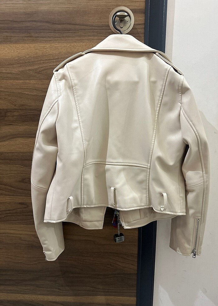 Zara deri ceket - Görsel 2