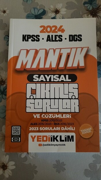 Çıkmış soru sayısal mantık kitabı