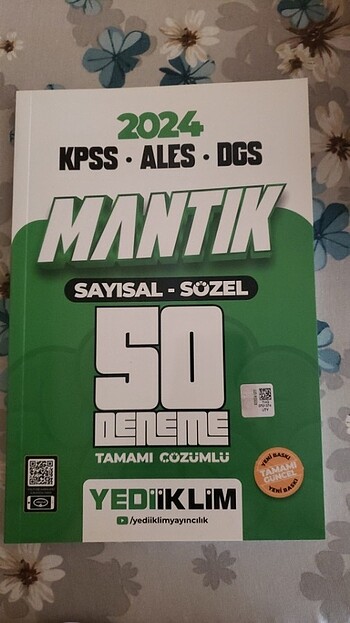 Sayısal sözel mantık deneme kitabı