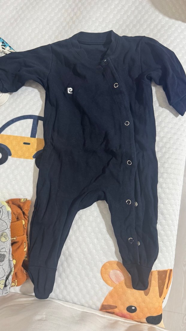 Renkli Desenli Erkek Bebek Tulum - Görsel 3