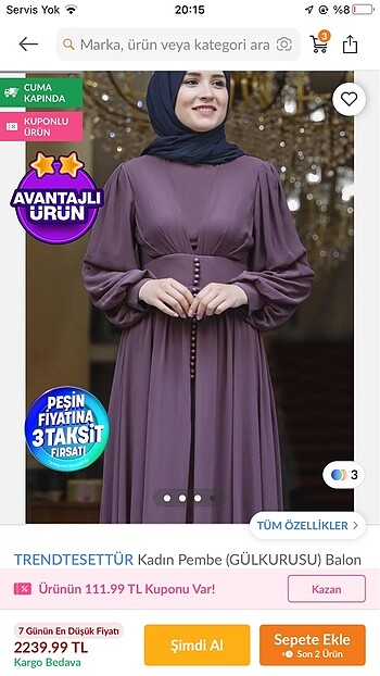 Diğer Tesettür elbise