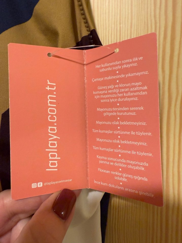 Çizgili Lacivert Kadın Mayo - Görsel 5