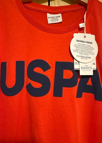Kırmızı U.S. Polo Assn. Erkek Tişört