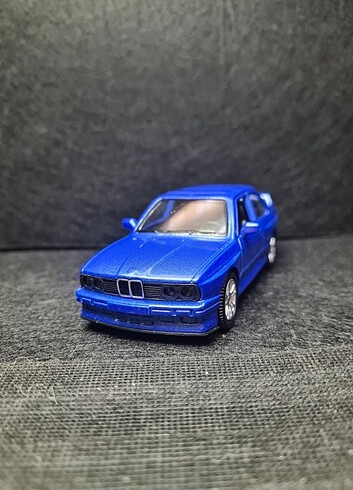 Bmw E30 M3 1:32 Metal Çek bırak die cast