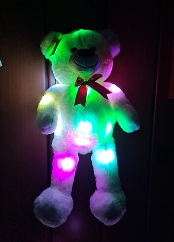 90 cm Led Işıklı Peluş Ayı 