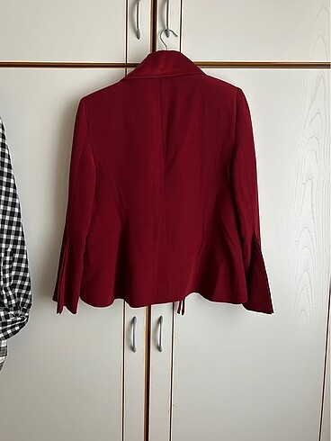 38 Beden bordo Renk Zara ceket