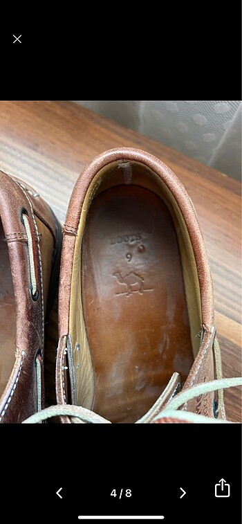 43 Beden kahverengi Renk Camel erkek loafer