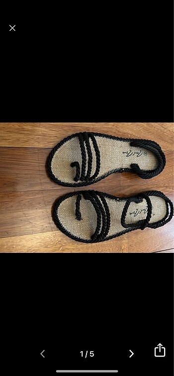 Zara ip sandalet