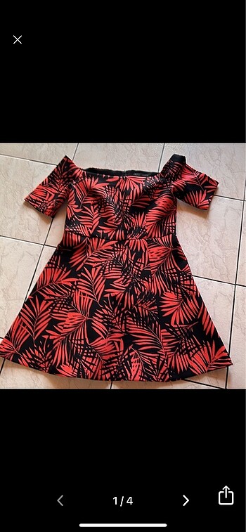 Zara kısa elbise - Görsel 5