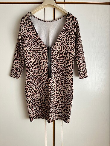42 Beden kahverengi Renk Miss Selfridge elbise