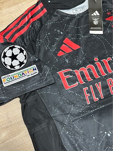 xl Beden çeşitli Renk Benfica 2024/25 Deplasman Aktürkoğlu