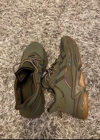 Sıfır Adidas Kamuflaj Desenli Erkek Ayakkabı Sıfır etiketsiz - Görsel 4