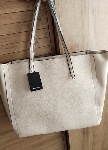 Mango shopper çanta 50x30 cm yeni ve etiketli - Görsel 4