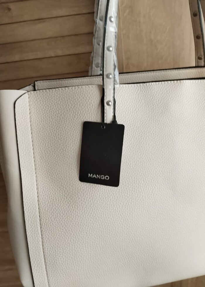 Mango shopper çanta 50x30 cm yeni ve etiketli - Görsel 2