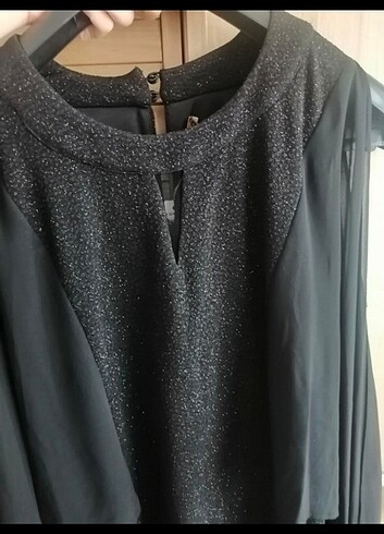 Balon kol mini elbise yeni etiketli  - Görsel 4