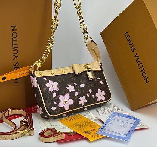  Beden kahverengi Renk Louis Vuitton