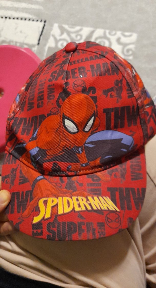 Renkli Spider-Man Erkek Çocuk Şapkası - Görsel 2