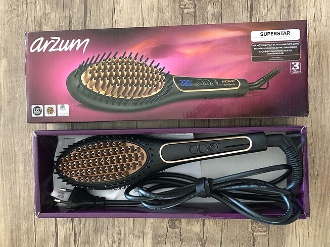 Arzum saç düzleştirici fırça