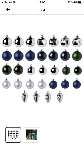 İkea ağaç süsü - Görsel 2