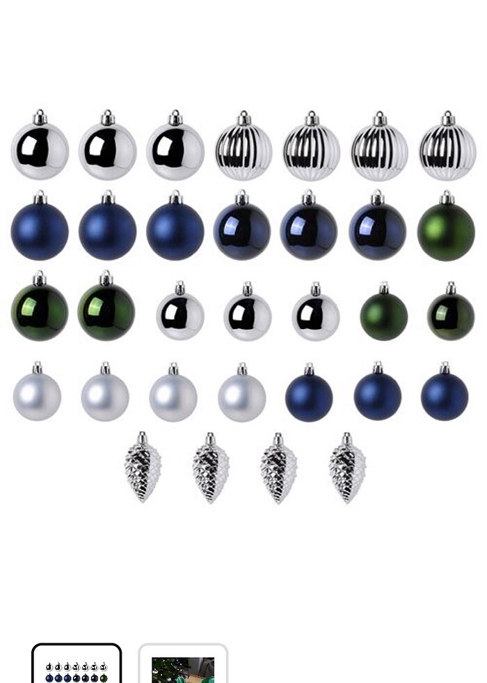 İkea ağaç süsü - Görsel 2