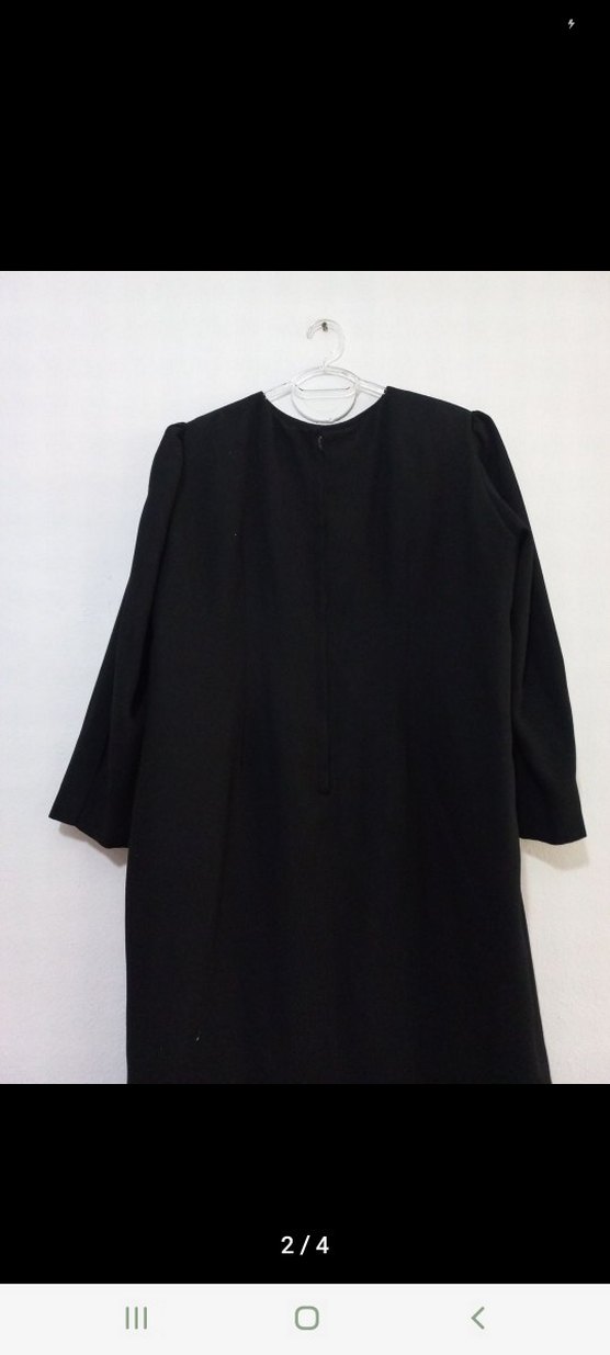 büyük beden siyah elbise - Görsel 3